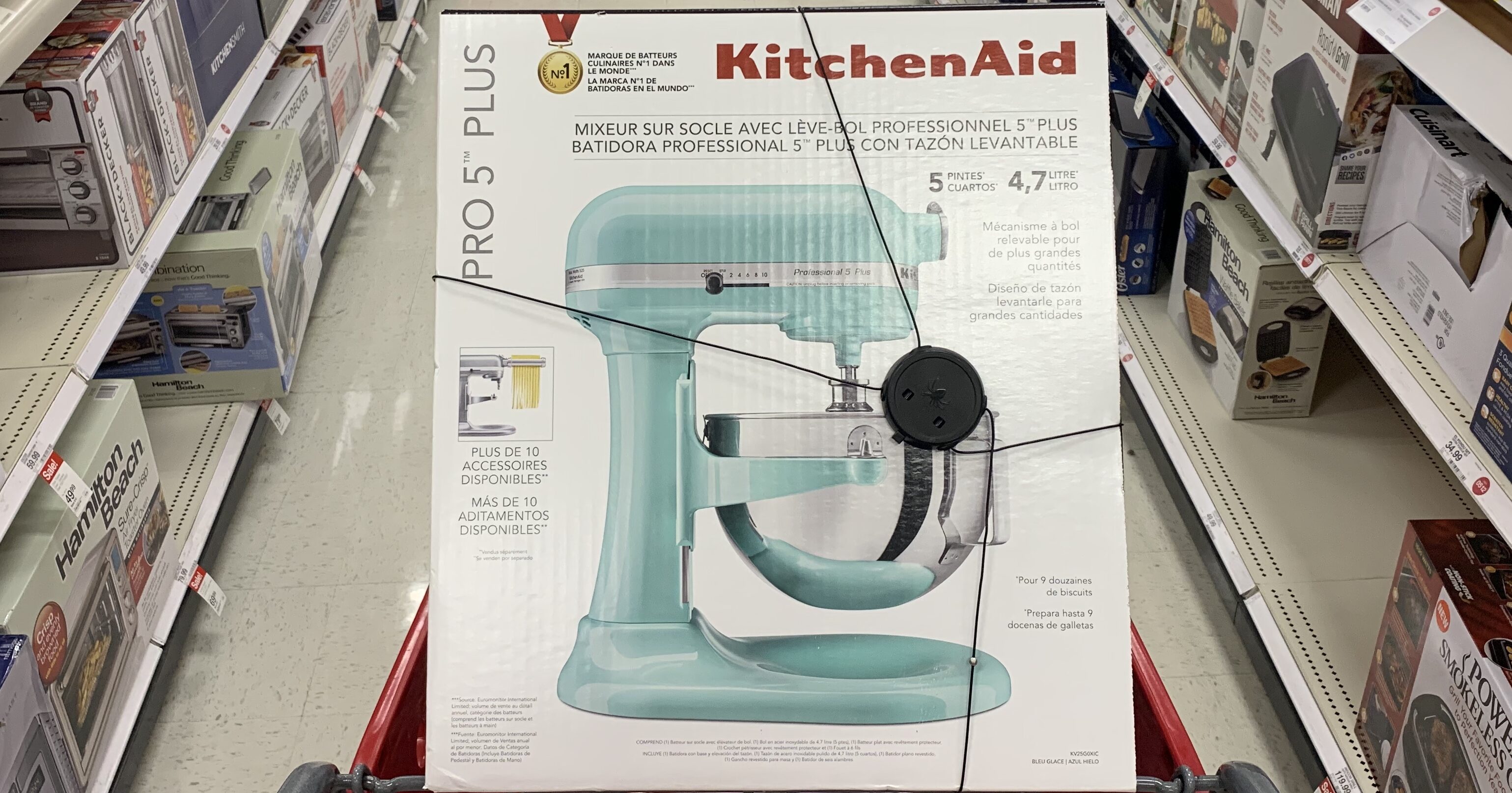 kitchenaid pro plus stand mixer mint e