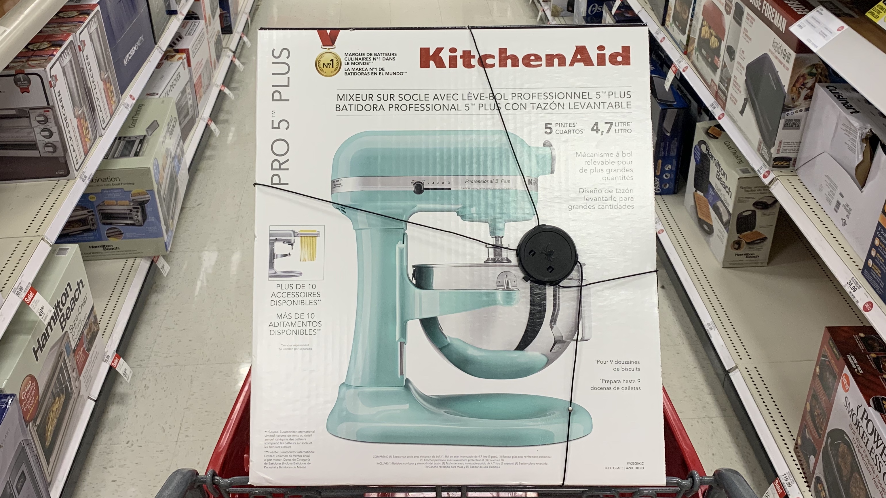 kitchenaid pro plus stand mixer mint