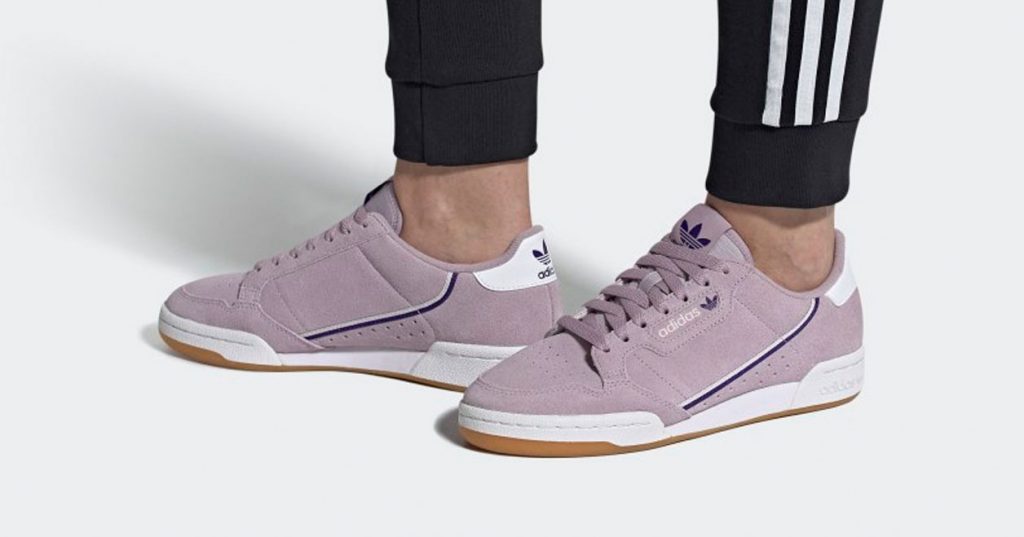 adidas continental purple