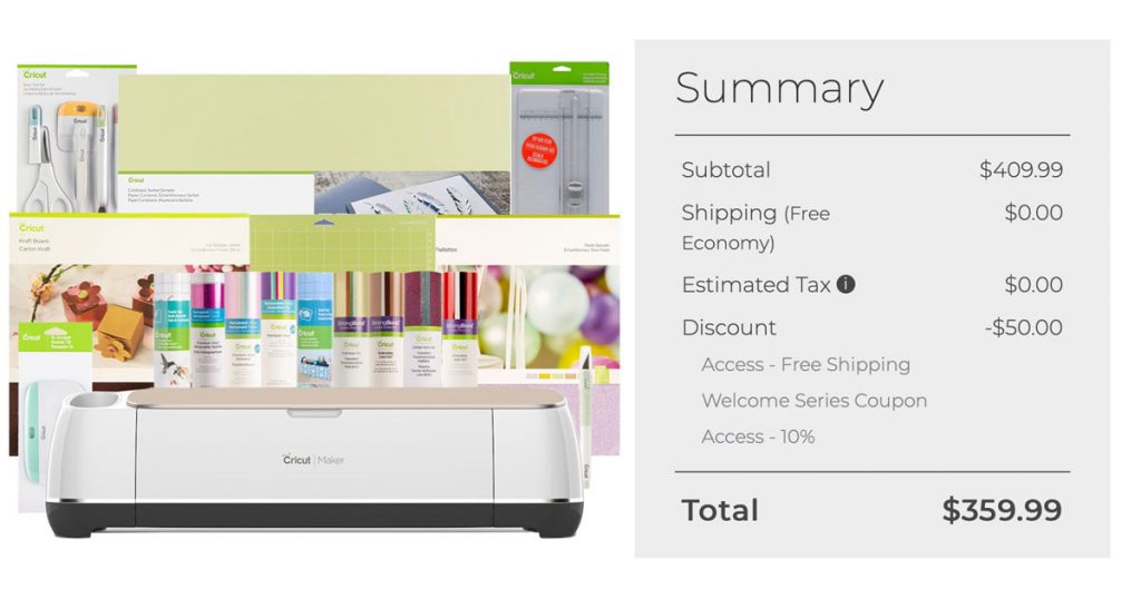 cricut maker bundle deal