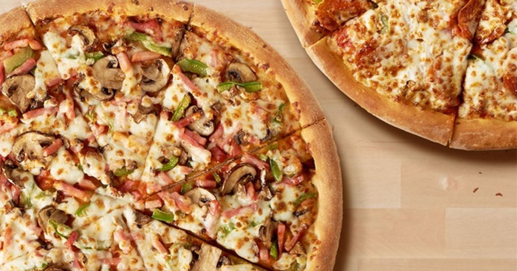 papa johns pizzas