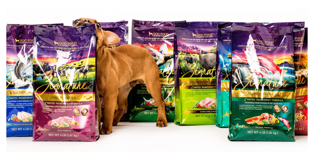 zignature dog food sample