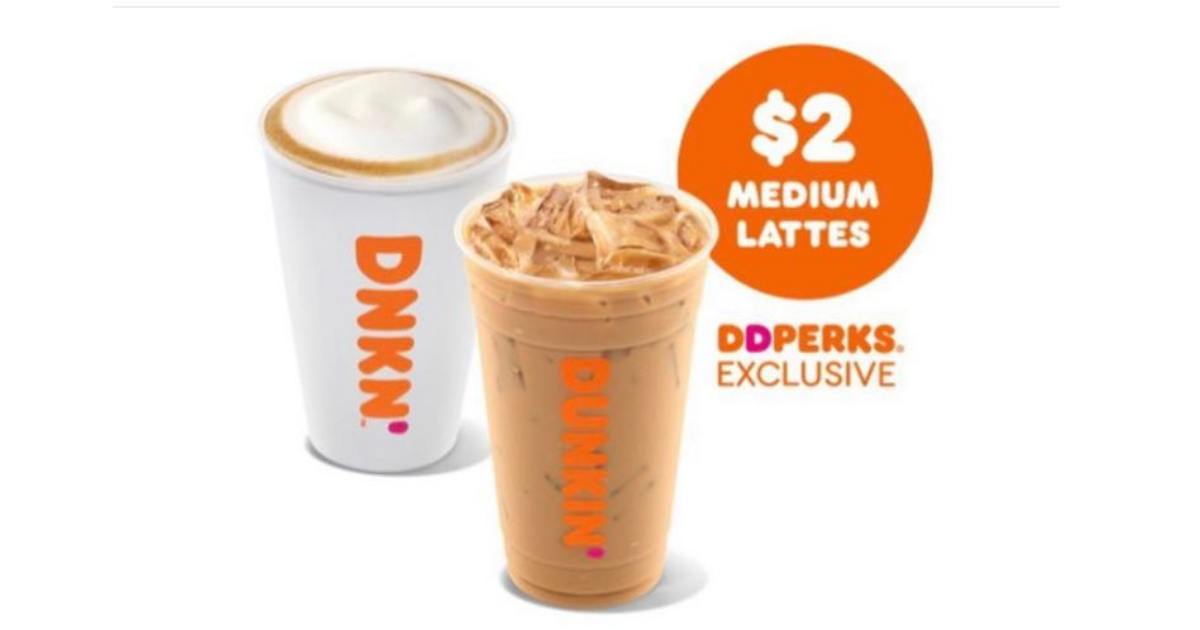 dunkin latte