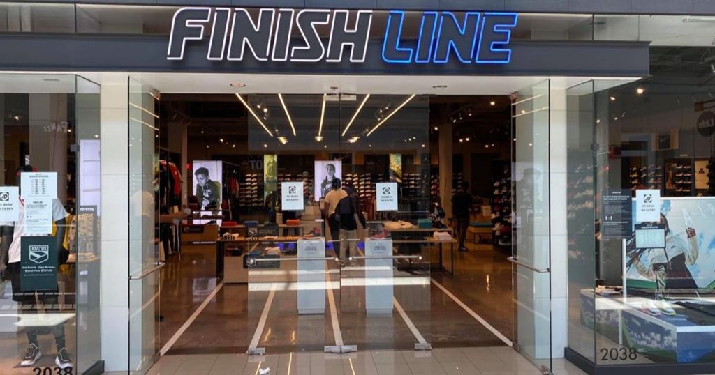finish line mall store