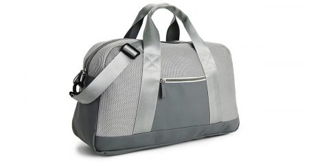 gray duffle dsw