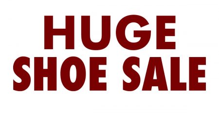 huge shoe sale