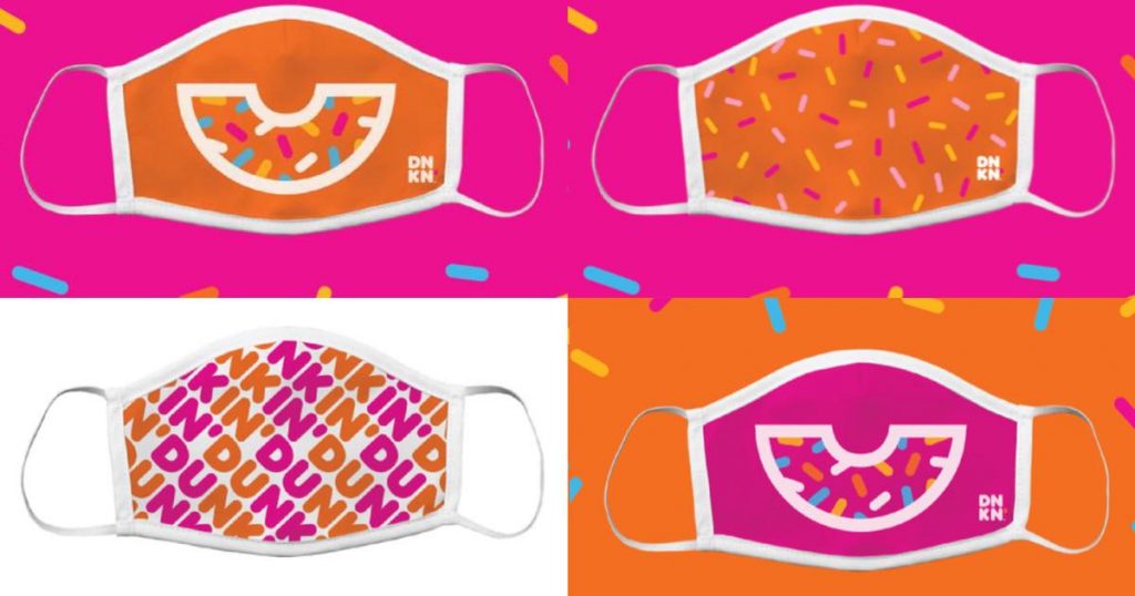 dunkin face masks