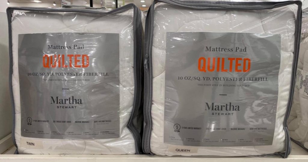 macys in store martha stewart mattress pad