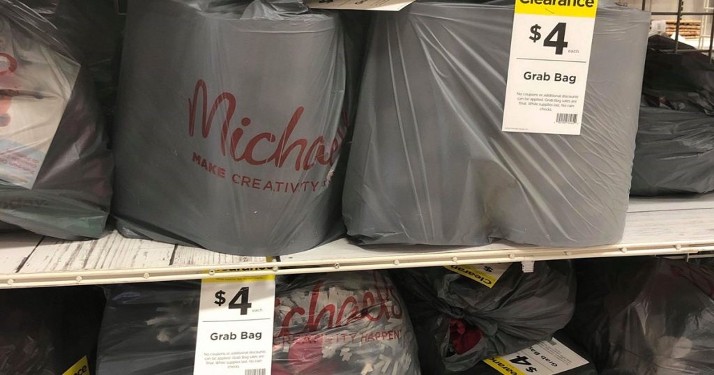 michaels clearance bags