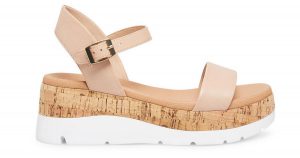 pink wedge sandal sm