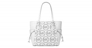 white mk purse