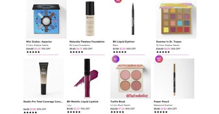 bh cosmetics sitewide
