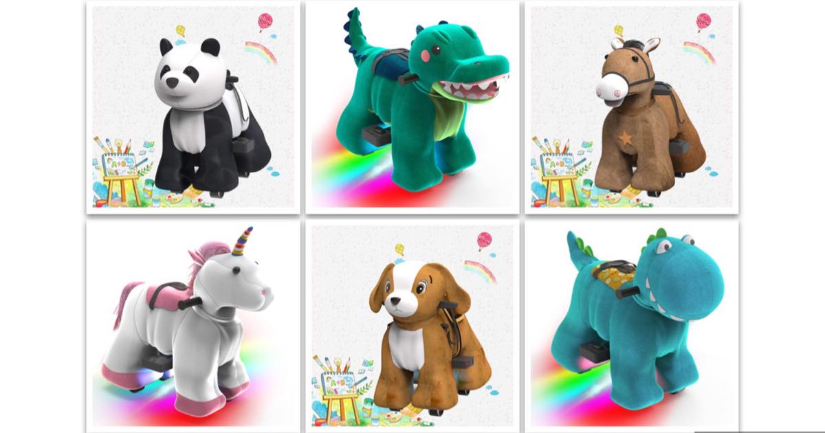 plush ride on walmart