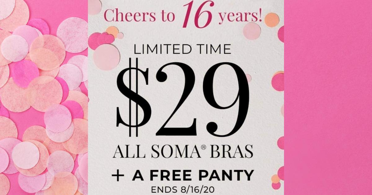 soma bra sale