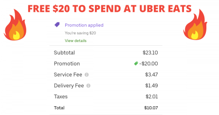 uber eats promo