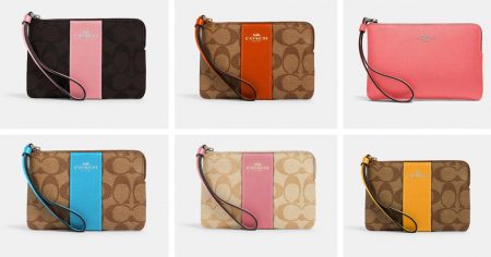 Coach wristlets off