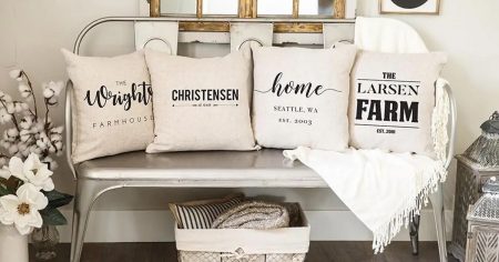 Personalized Farmhouse Pillow Cover