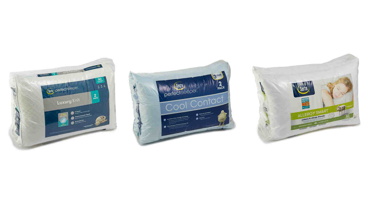 Serta pack pillows