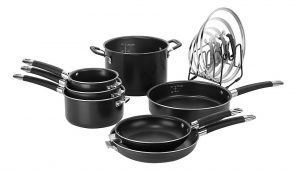 SmartNest® Non Stick Aluminum Saucepan Pc Set