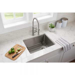 brushed stainless steel glacier bay undermount kitchen sinks vur a