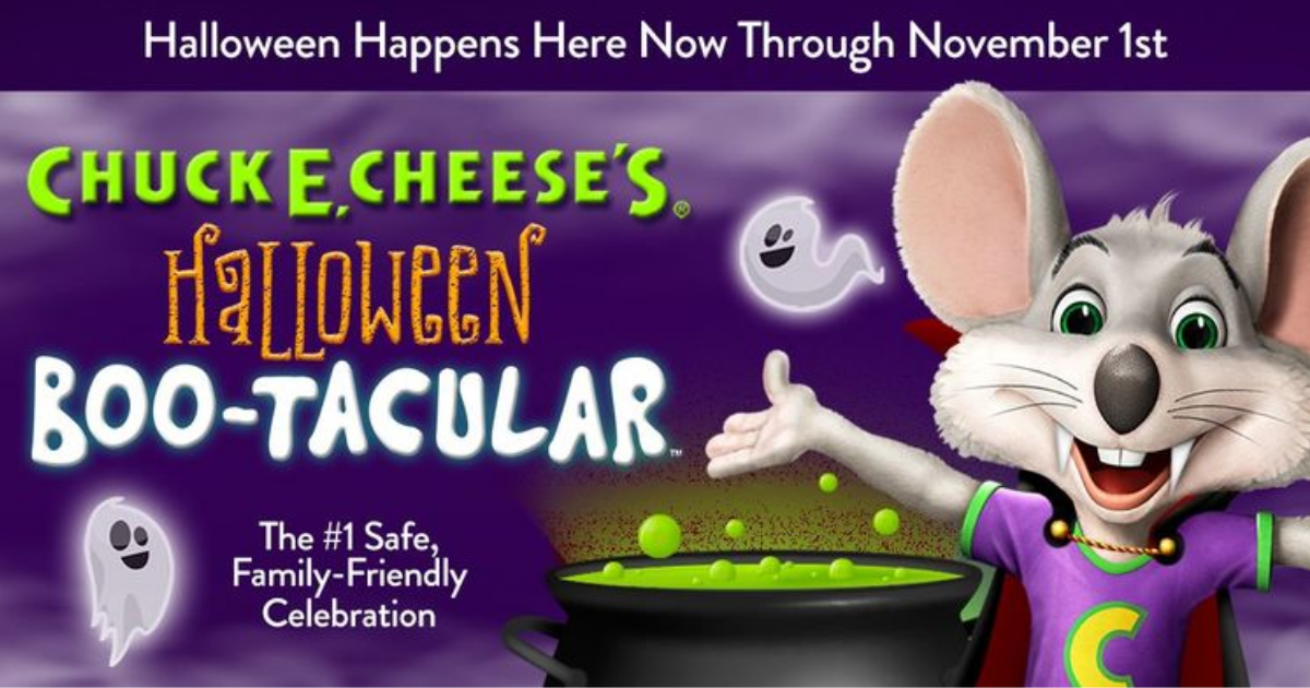 chuck cheese halloween