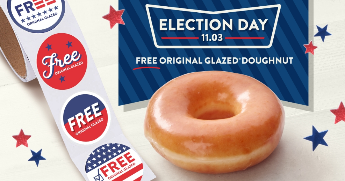 krispy election doughnut