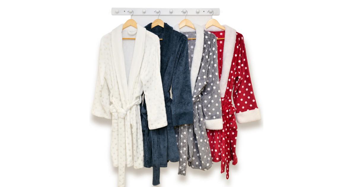 martha stewart plush bath robes