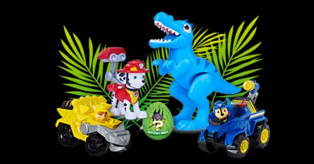 paw patrol dinos