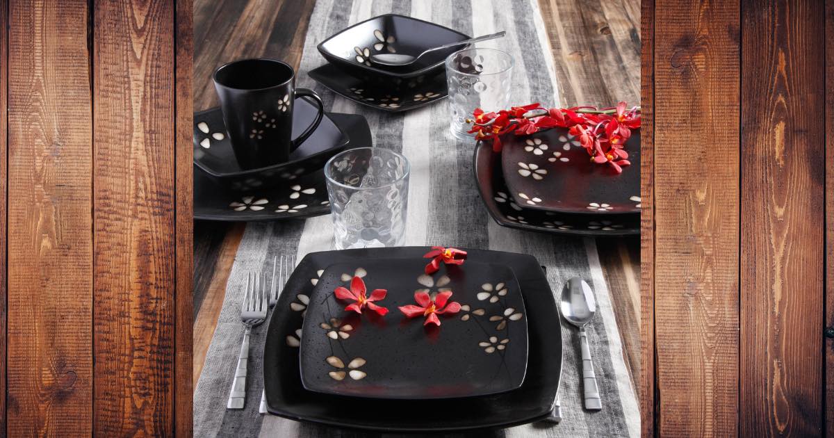 walmart dinnerware set