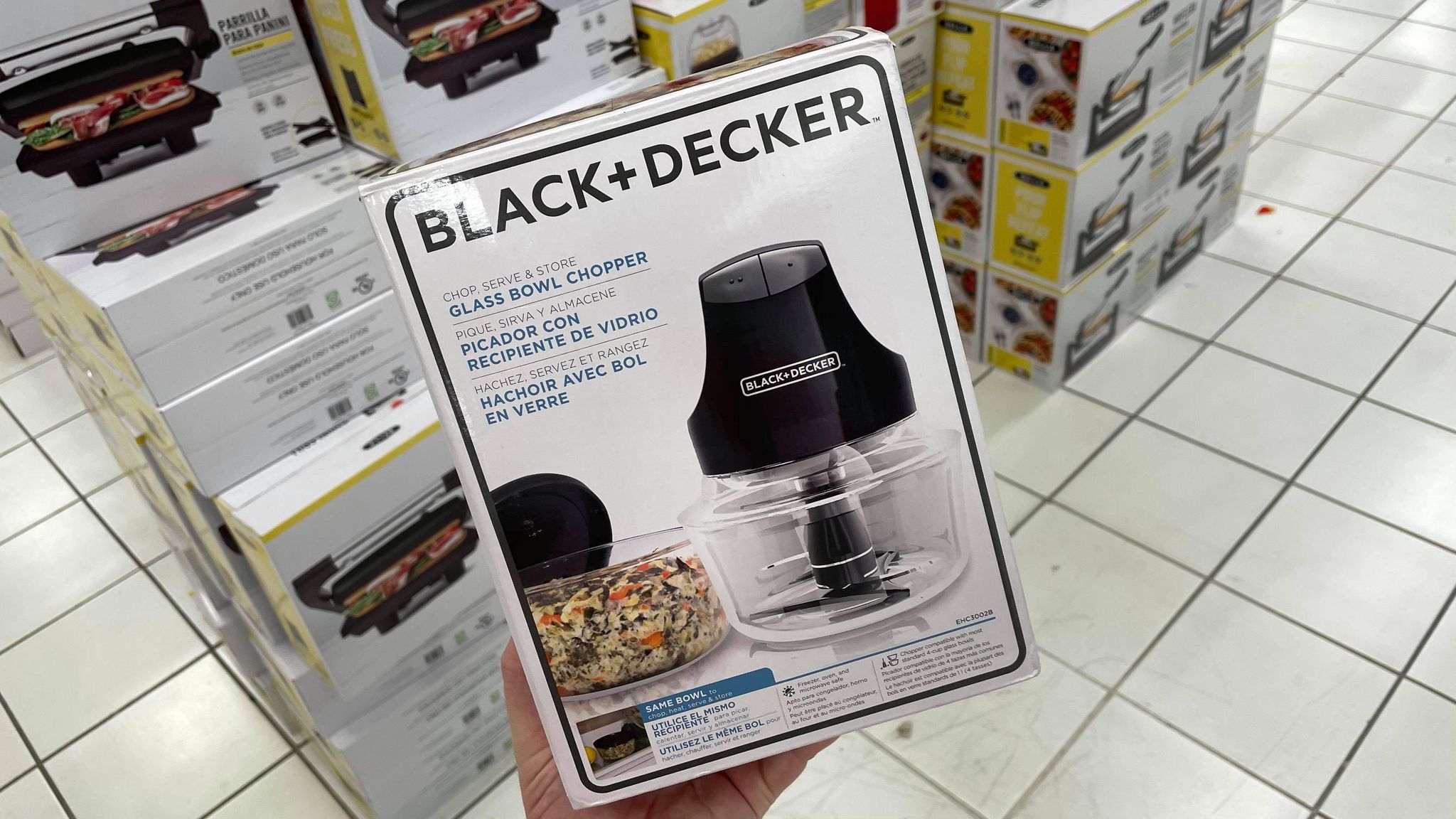 Black Decker Glass Bowl Chopper