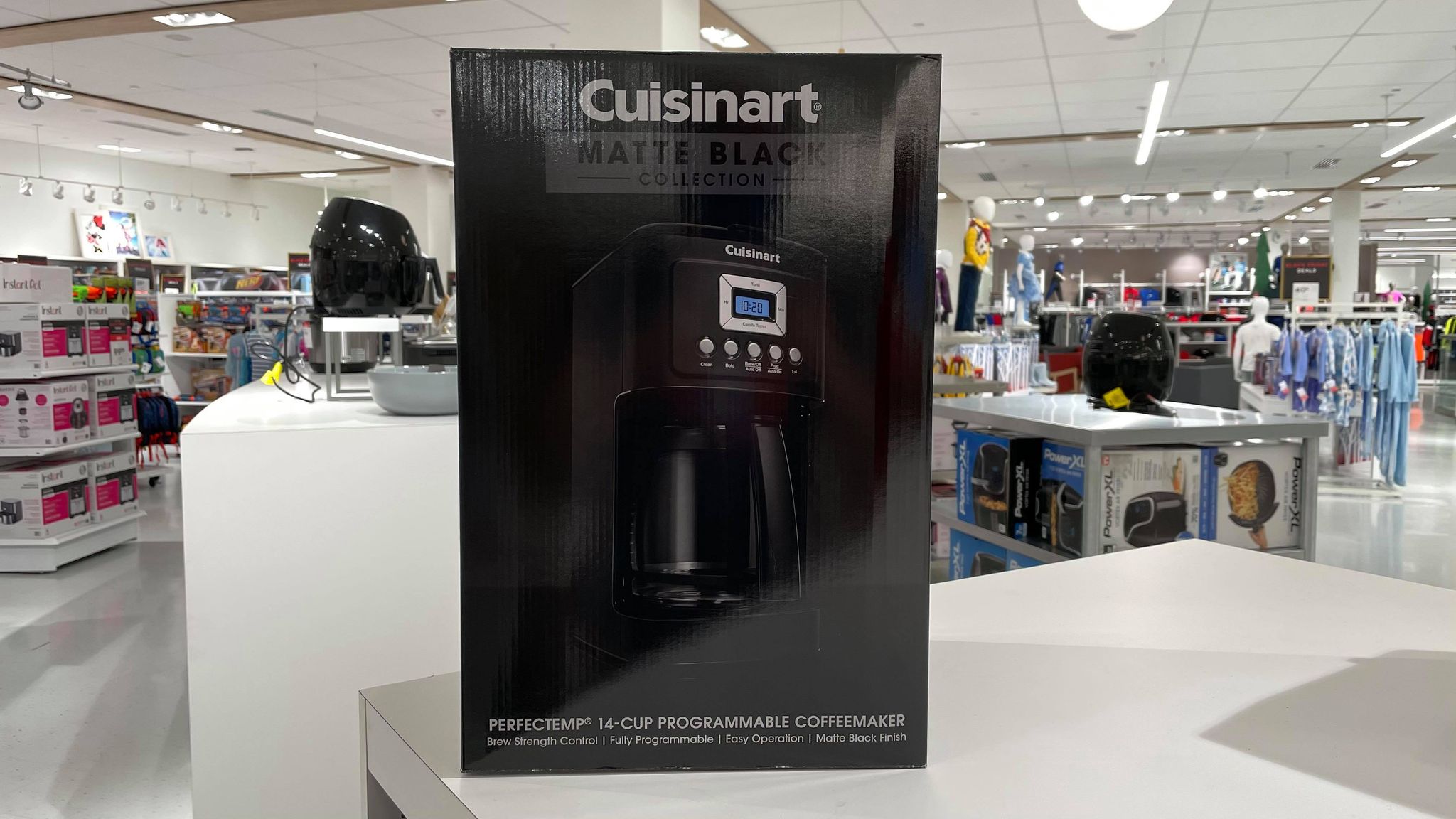 Cuisinart Matte Black Cup Programmable Coffeemaker