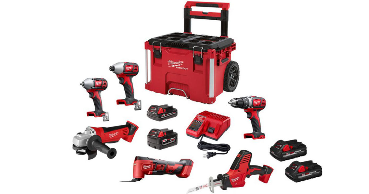 M Volt Lithium Ion Cordless Combo Tool Kit