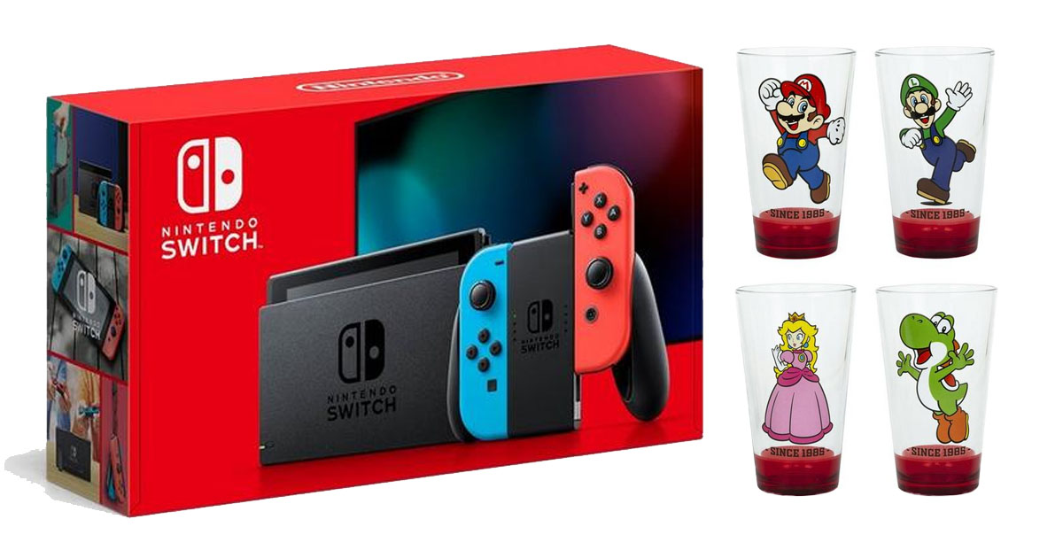 Nintendo Switch Shot Glasses