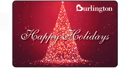 burlington holiday gift card