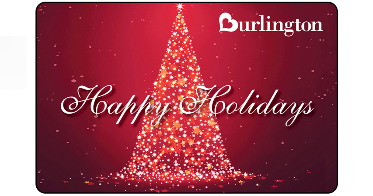 burlington holiday gift card