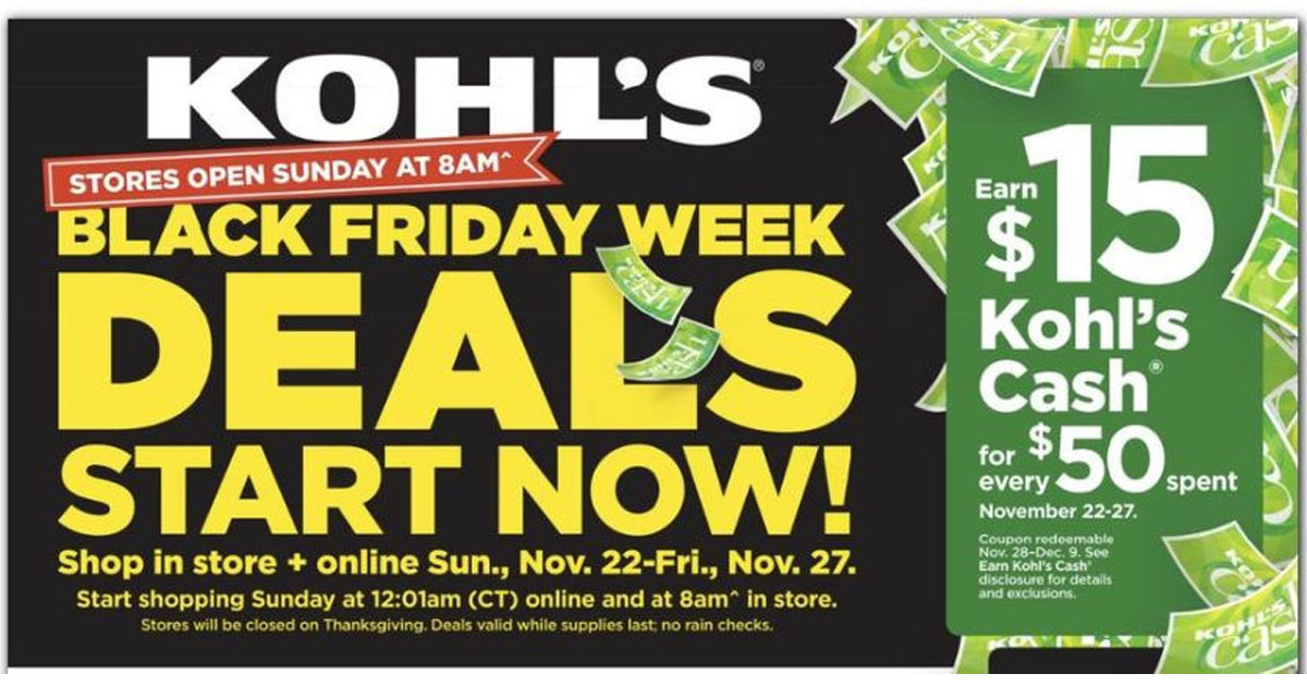 kohls black friday