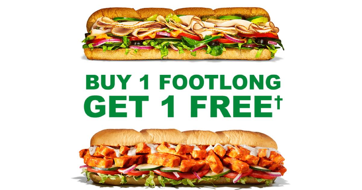 subway bogo