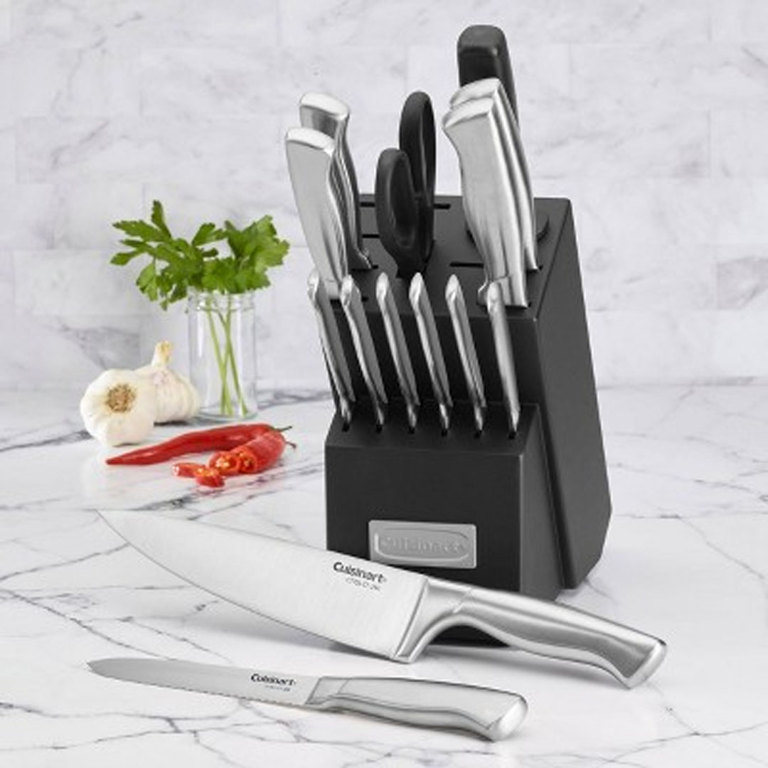 Cuisinart PC Artiste Knife Block Set Silver