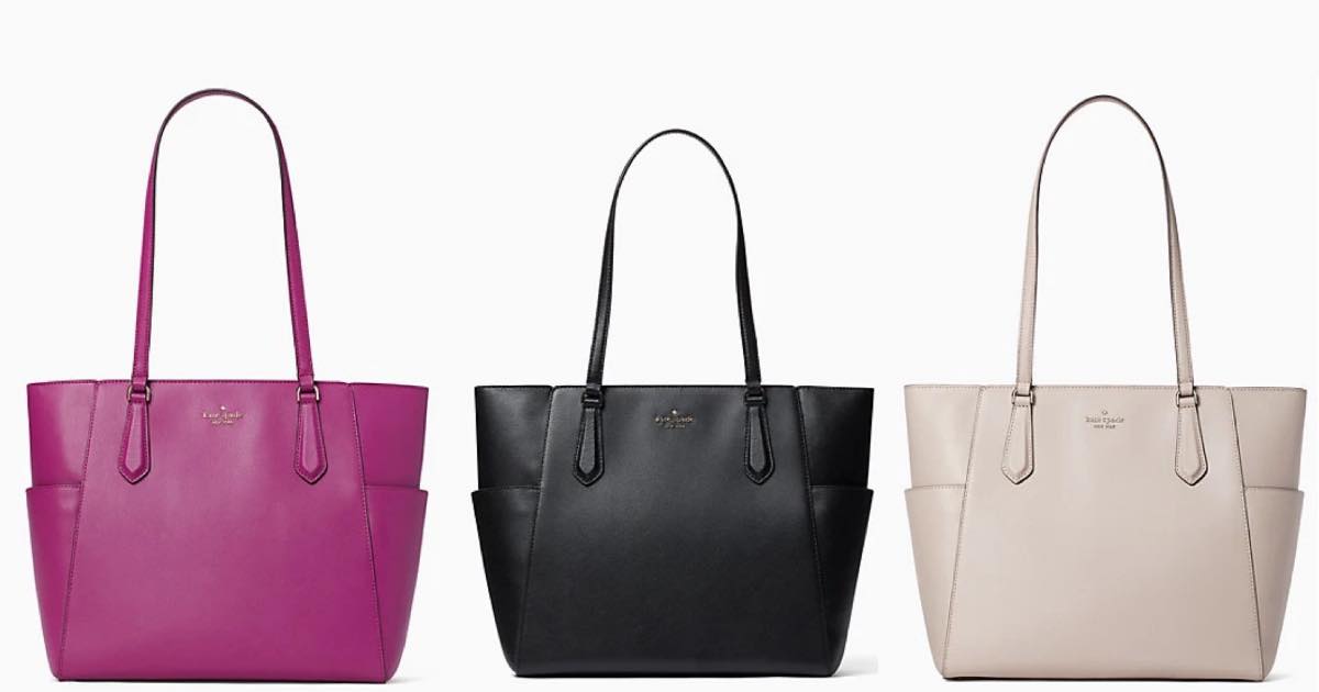 kate spade tippy medium top zip tote