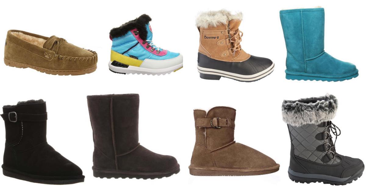 bearpaw slippers and boots