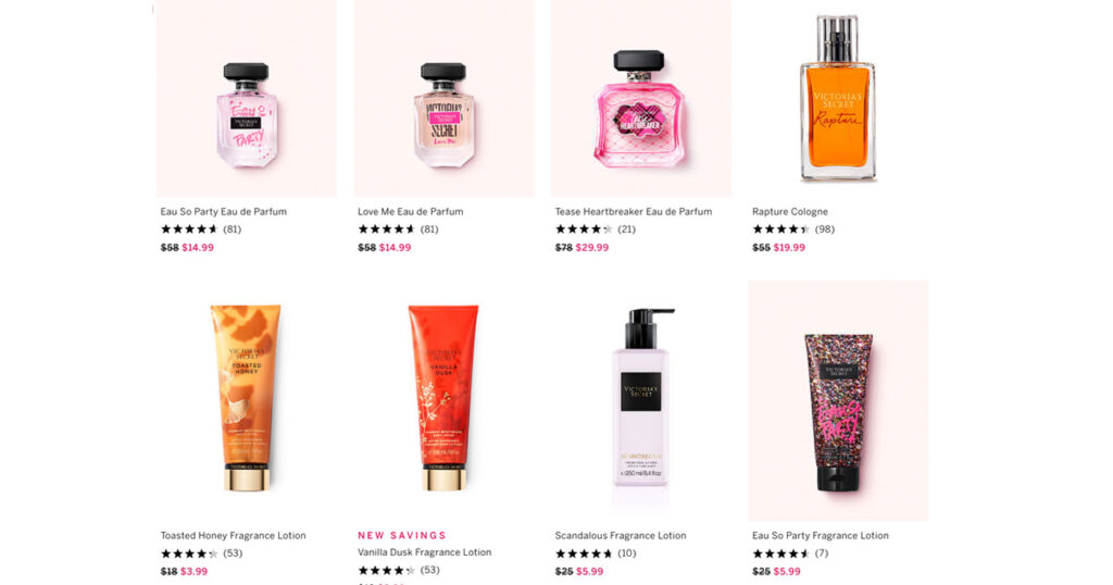 vs beauty clearance