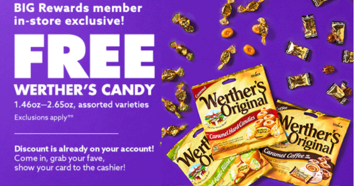werthers big lots freebie