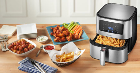 Insignia qt Digital Air Fryer Stainless Steel