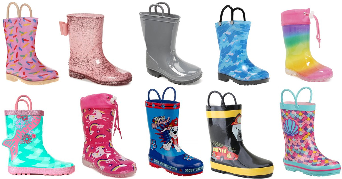 Kids Rain Boots Deal
