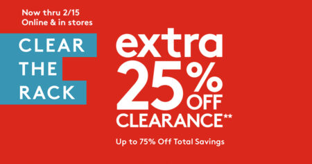 Nordstrom Rack Clear the Rack Sale