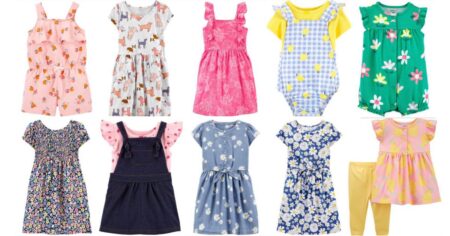 carters rompers and dresses