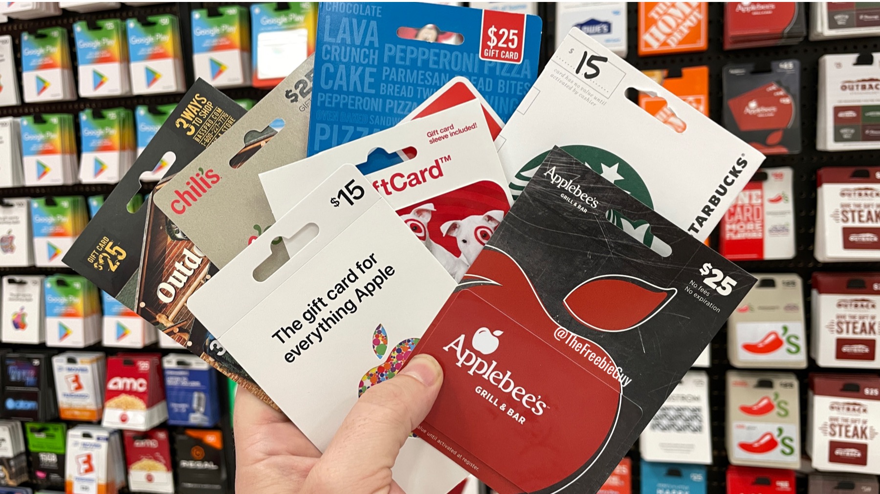 gift cards multiple