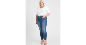 high rise skinny jeans
