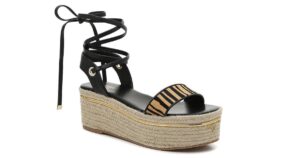 lace wedge sandal