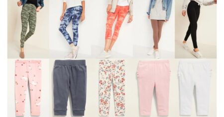 old navy legging salee
